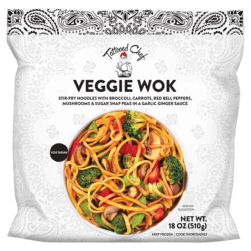 Tattooed Chef Veggie Wok, 18 oz