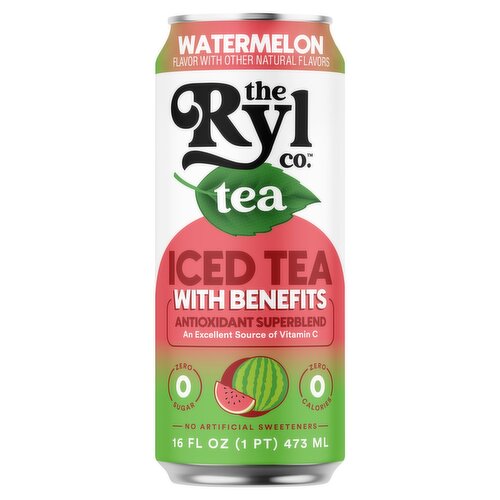 The Ryl Co. Watermelon Antioxidant Superblend Iced Tea with Benefits, 16 fl oz