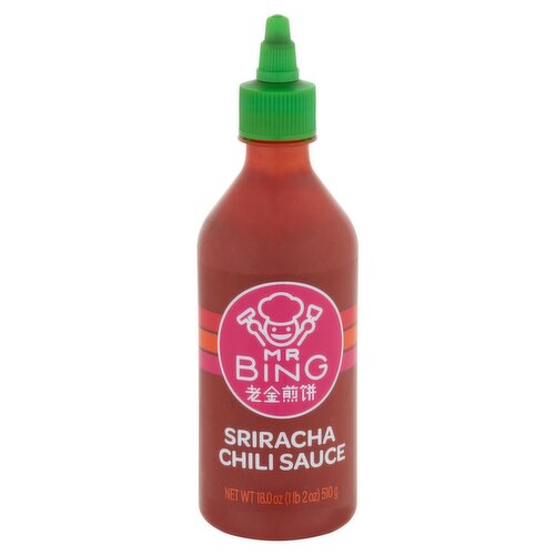 Mr Bing Sriracha Chili Sauce, 18.0 oz