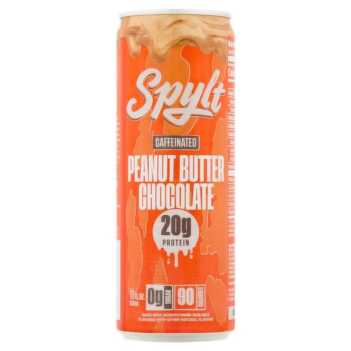 Spylt Caffeinated Peanut Butter Chocolate Protein Milk Drink, 11 fl oz