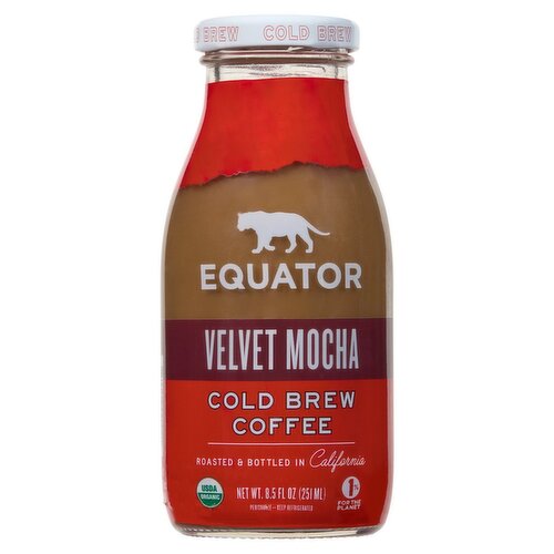 Equator Velvet Mocha Cold Brew Coffee, 8.5 fl oz