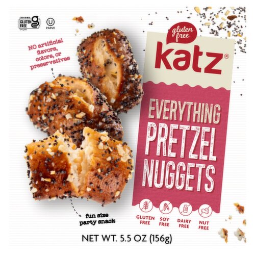 Katz Gluten Free Everything Pretzel Nuggets, 5.5 oz