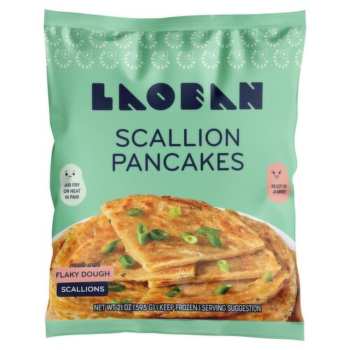 Laoban Scallions Pancakes, 21 oz