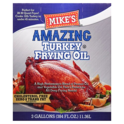 Mike's Amazing Turkey Frying Oil, 3 gallons