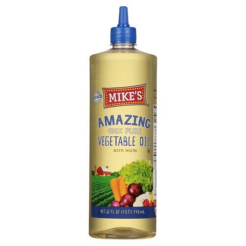 Mike's Amazing 100% Pure Vegetable Oil, 32 fl oz