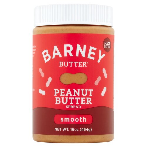 Barney Butter Smooth Peanut Butter Spread, 16 oz