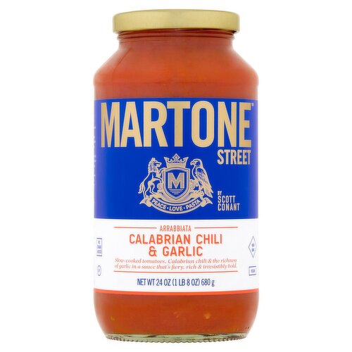 Martone Street Calabrian Chili & Garlic Arrabbiata, 24 oz
