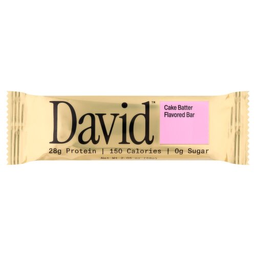 David Cake Batter Flavored Bar, 2.05 oz