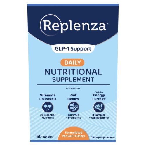Replenza GLP-1 Support Daily Nutritional Dietary Supplement, 60 count