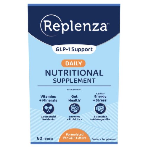 Replenza GLP-1 Support Daily Nutritional Dietary Supplement, 60 count