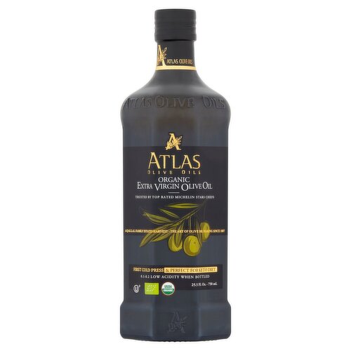 Atlas Organic Extra Virgin Olive Oil, 25.5 fl oz