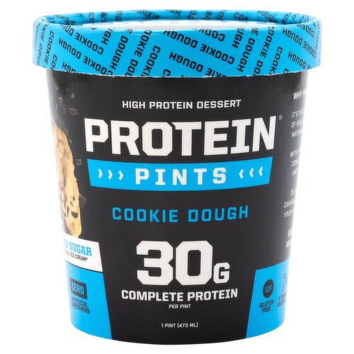Protein Pints Cookie Dough High Protein Dessert, 1 pint
