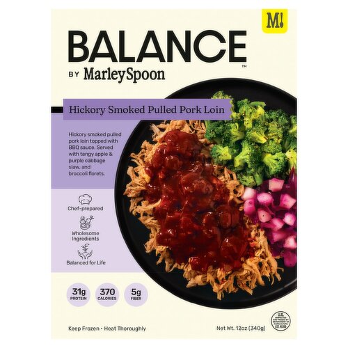 Marley Spoon Balance Hickory Smoked Pulled Pork Loin, 12 oz