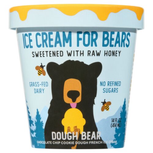 Ice Cream for Bears Dough Bear Chocolate Chip Cookie Dough French Ice Cream