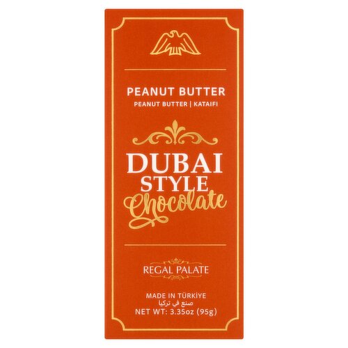 Regal Palate Dubai Style Peanut Butter Chocolate, 3.35 oz