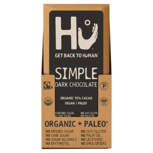 Hu Simple Dark Chocolate, 2.1 oz