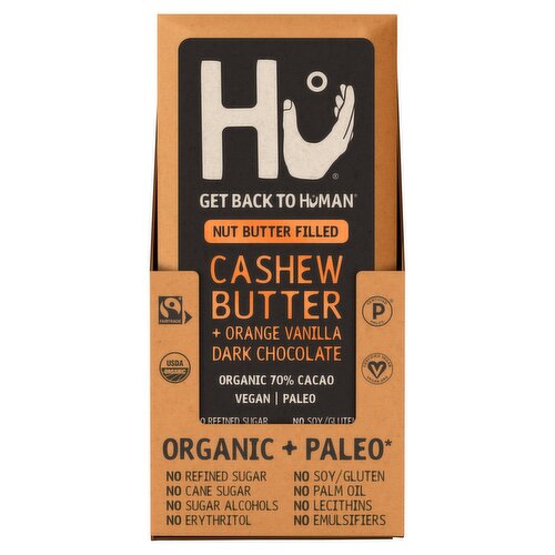 Hu Cashew Butter + Orange Vanilla Dark Chocolate, 2.1 oz