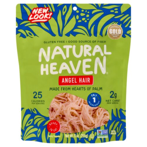 Natural Heaven Hearts of Palm Angel Hair, 9 oz