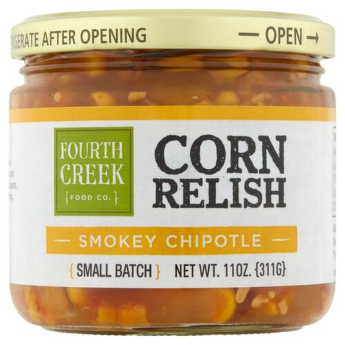 Fourth Creek Food Co. Smokey Chipotle Corn Relish, 11 oz