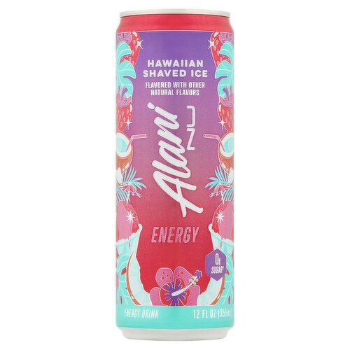 Alani Nu Hawaiian Shaved Ice Energy Drink, 12 fl oz