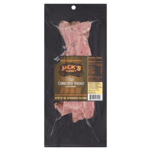 Jack's Gourmet 1st Cut Corned Beef Brisket, 4 oz