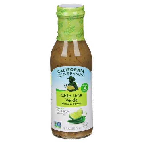 California Olive Ranch Chile Lime Verde Marinade & Sauce, 10 fl oz