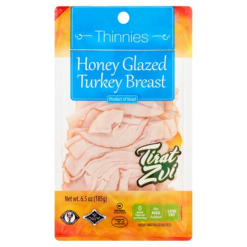 Tirat Zvi Thinnies Honey Glazed Turkey Breast, 6.5 oz