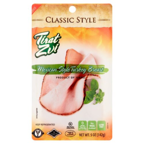 Tirat Zvi Classic Mexican Style Turkey Breast, 5 oz