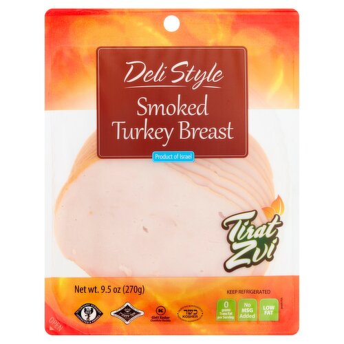 Tirat Zvi Deli Style Smoked Turkey Breast, 9.5 oz