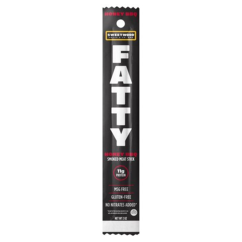 Sweetwood Smoke & Co. Fatty Honey BBQ Smoked Meat Stick, 2 oz