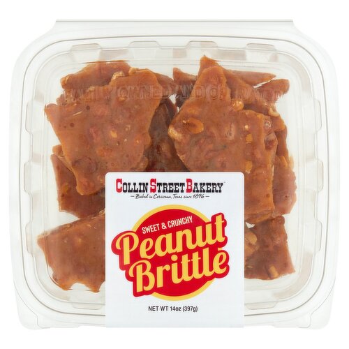 Collin Street Bakery Sweet & Crunchy Peanut Brittle, 14 oz