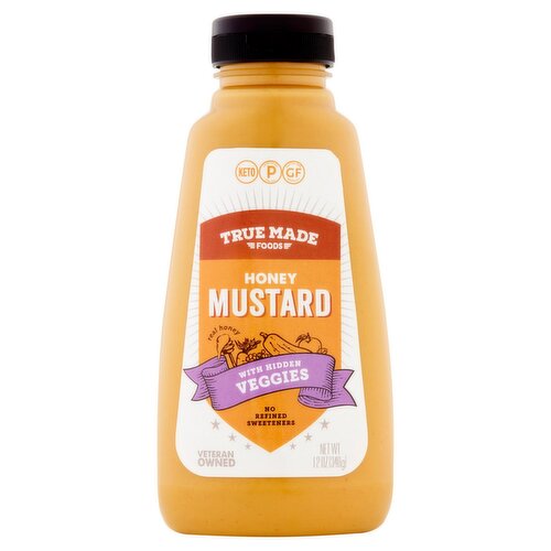 True Made Foods Honey Mustard, 12 oz