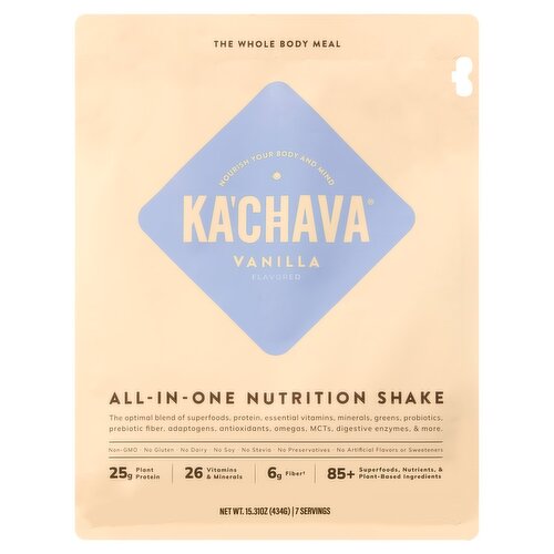Ka'Chava Vanilla Flavored All-in-One Nutrition Shake, 15.31 oz
