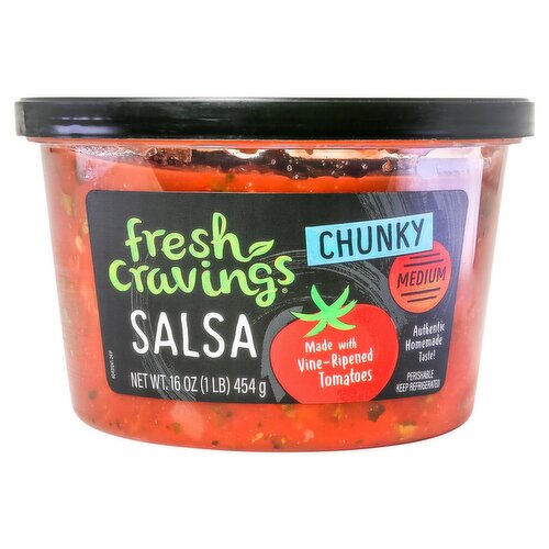 Fresh Cravings Medium Chunky Salsa, 16 oz