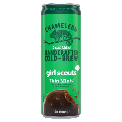 Chameleon Girl Scouts Thin Mints Handcrafted Cold-Brew Coffee Special Edition, 8 fl oz