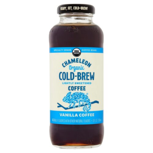 Chameleon Cold-Brew Organic Lightly Sweetened Vanilla Coffee, 10 fl oz