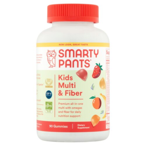 SmartyPants Kids Multi & Fiber Dietary Supplement, 90 count