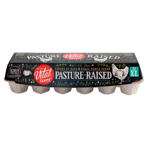 Vital Farms Pasture-Raised Extra Large Eggs, 12 count