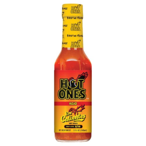 Hot Ones Rojo Los Calientes Hot Sauce, 5 fl oz