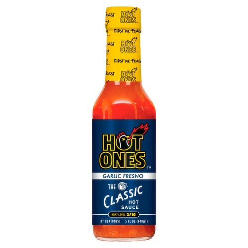 Hot Ones The Classic Garlic Fresno Hot Sauce, 5 fl oz