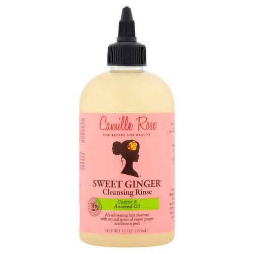 Camille Rose Sweet Ginger Castor & Aniseed Oil Cleansing Rinse, 12 oz