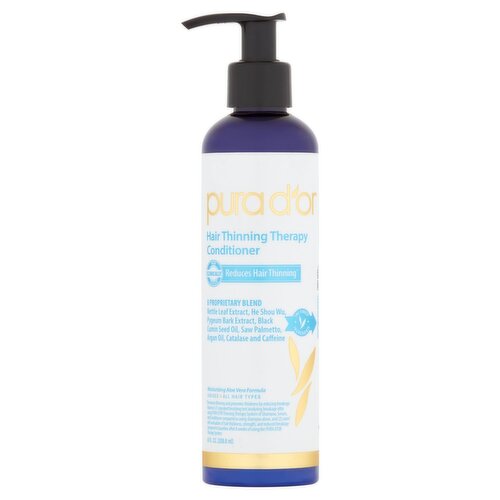 Pura d'or Hair Thinning Therapy Conditioner, 8 fl oz