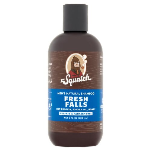 Dr. Squatch Fresh Falls Men's Natural Shampoo, 8 fl oz