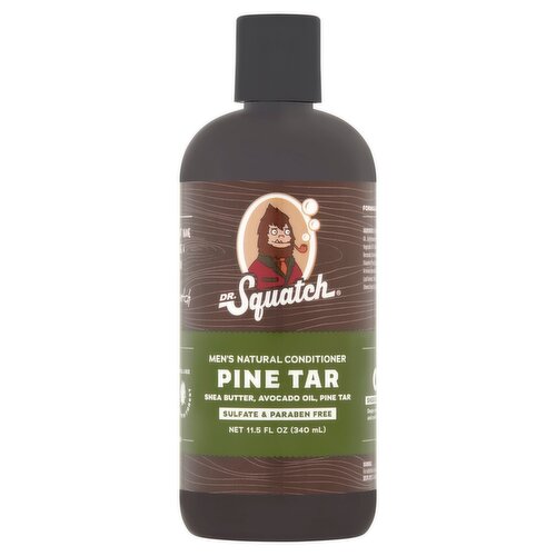 Dr. Squatch Pine Tar Men's Natural Conditioner, 11.5 fl oz