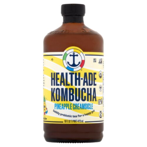 Health-Ade Kombucha Pineapple Creamsicle Kombucha Limited Edition, 16 fl oz