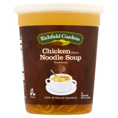 Richfield Gardens Traditional Chicken Flavor Noodle Soup, 32 oz