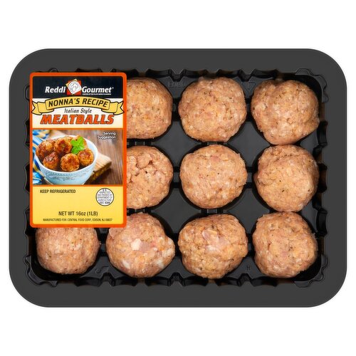 Reddi Gourmet Nonna's Recipe Italian Style Meatballs, 16 oz