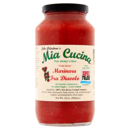 Mia Cucina Marinara Fra Diavolo Tomato Sauce, 24 oz