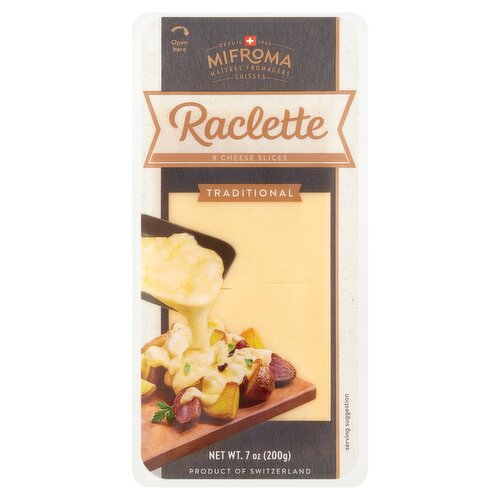 Mifroma Traditional Raclette, 8 count, 7 oz