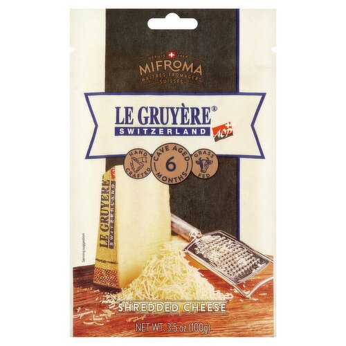 Mifroma Shredded Cheese, 3.5 oz